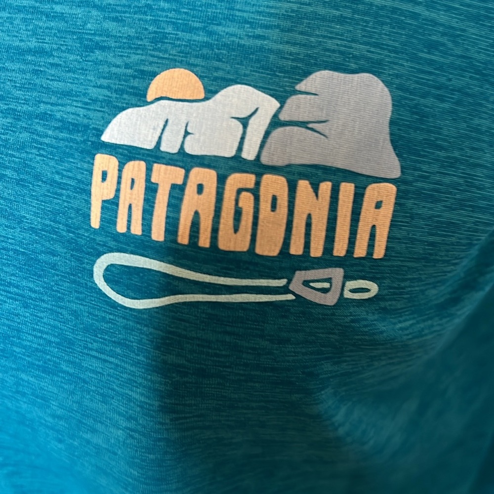 Patagonia Capilene Cool Daily Long Sleeve Baselayer Graphic Tee - Picture 3 of 6